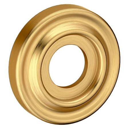 Baldwin Dummy Pair Rosettes Lifetime Satin Brass 5002.044.FD